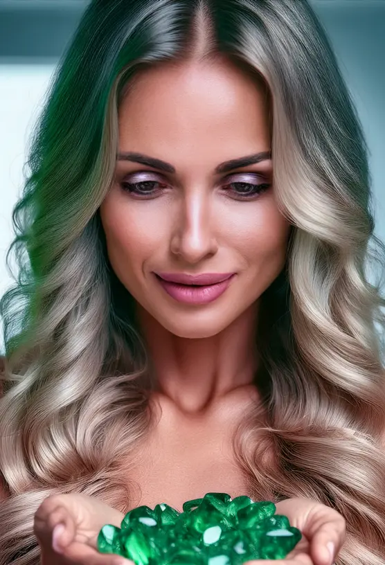 Colombian emerald mining professional sorting premium emerald gemstones in Boyacá Colombia